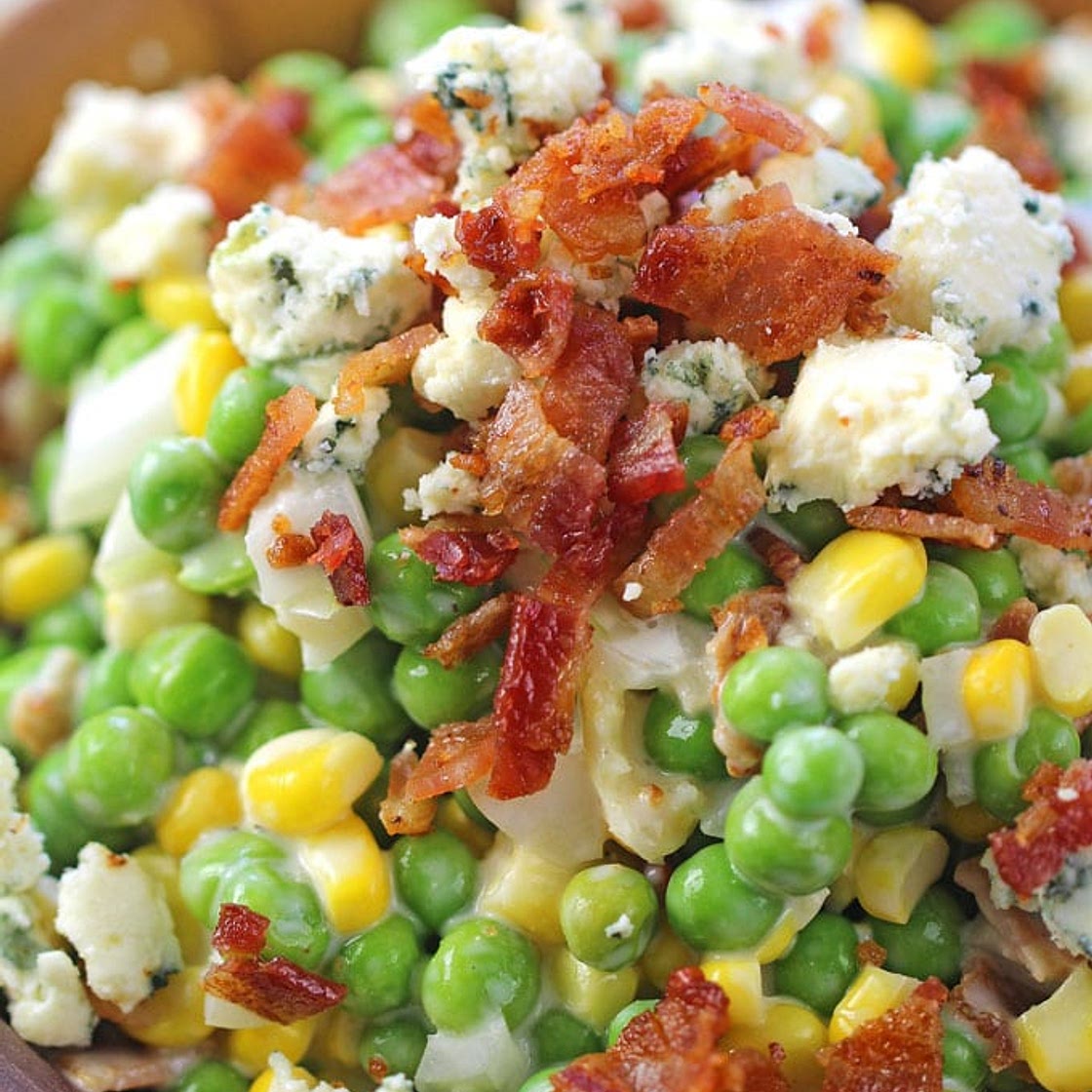 RANCH BACON PEA SALAD