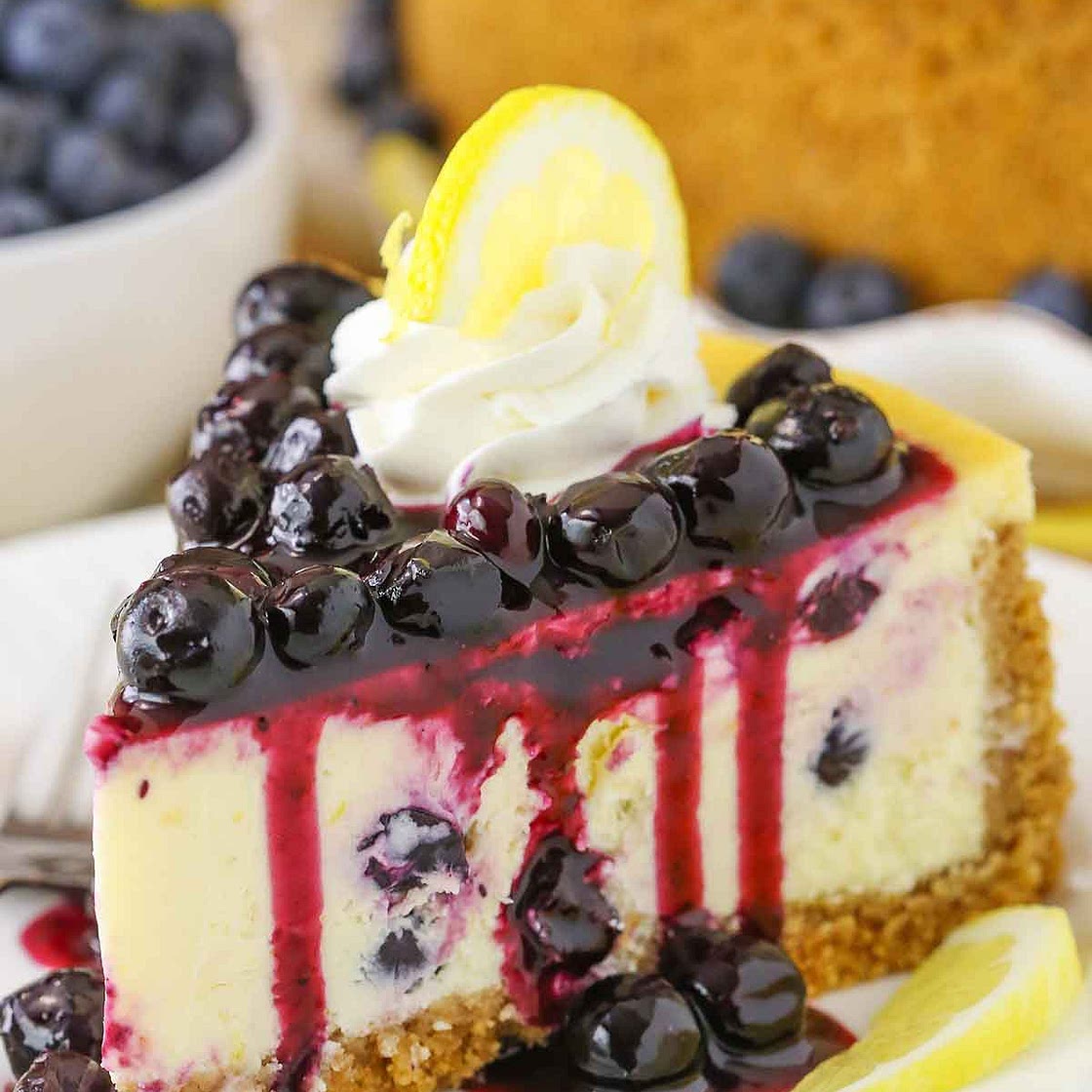 Lemon Blueberry Cheesecake
