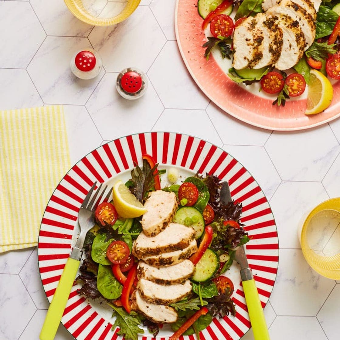 Herby Lemon Chicken Salad | Slimming & Weight Watchers Friendly