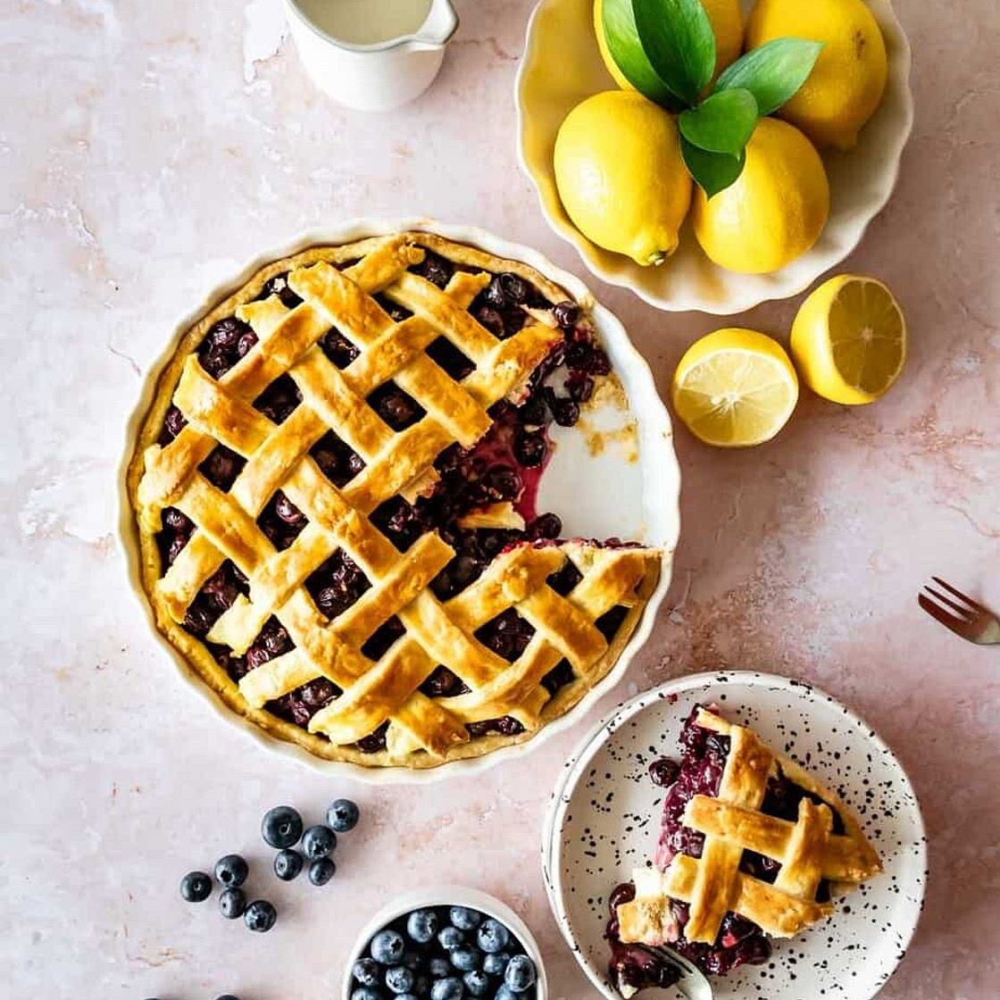 Fresh Blueberry Pie
