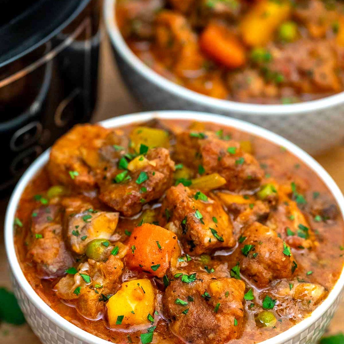 Slow Cooker Pork Stew