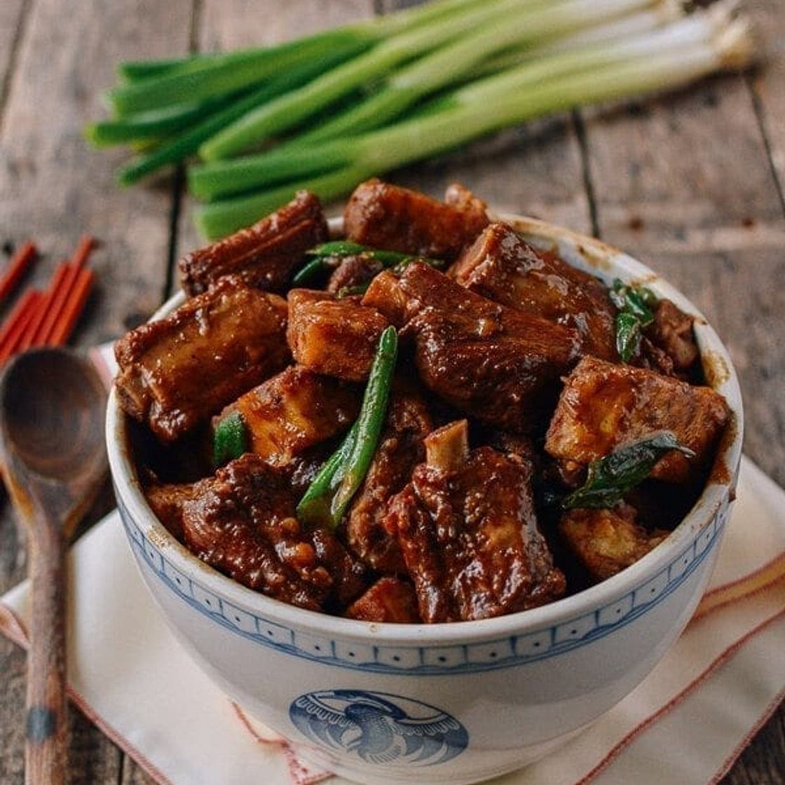 Braised Pork Ribs with Taro