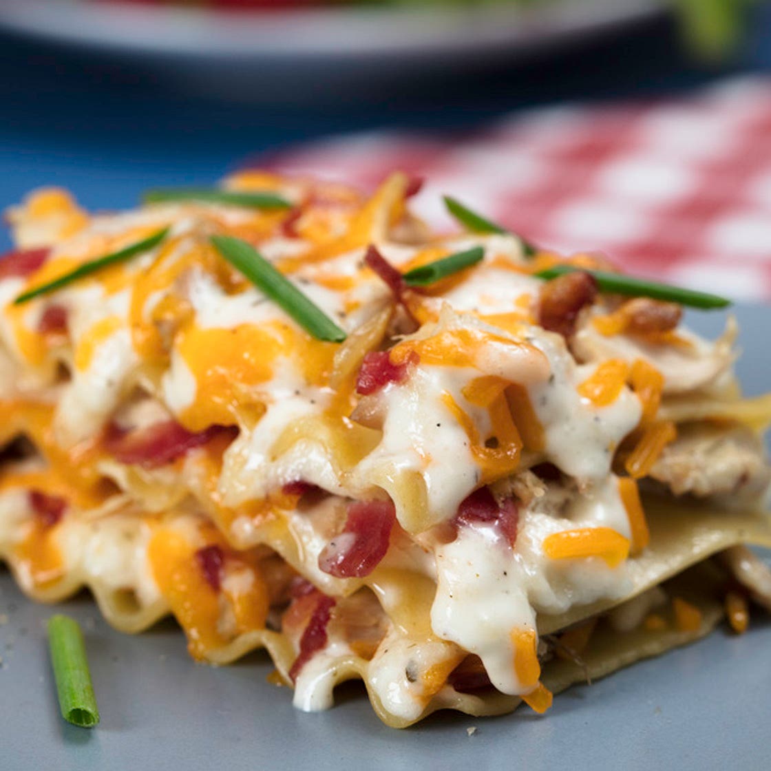 Lasagne Ranch au Poulet et au Bacon