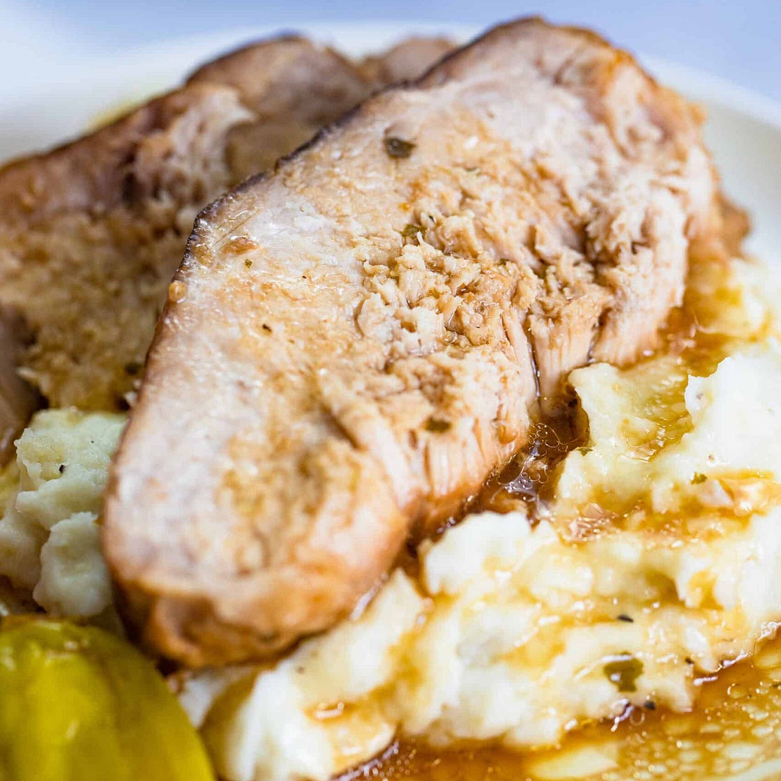 The Best Slow Cooker Mississippi Pork Roast