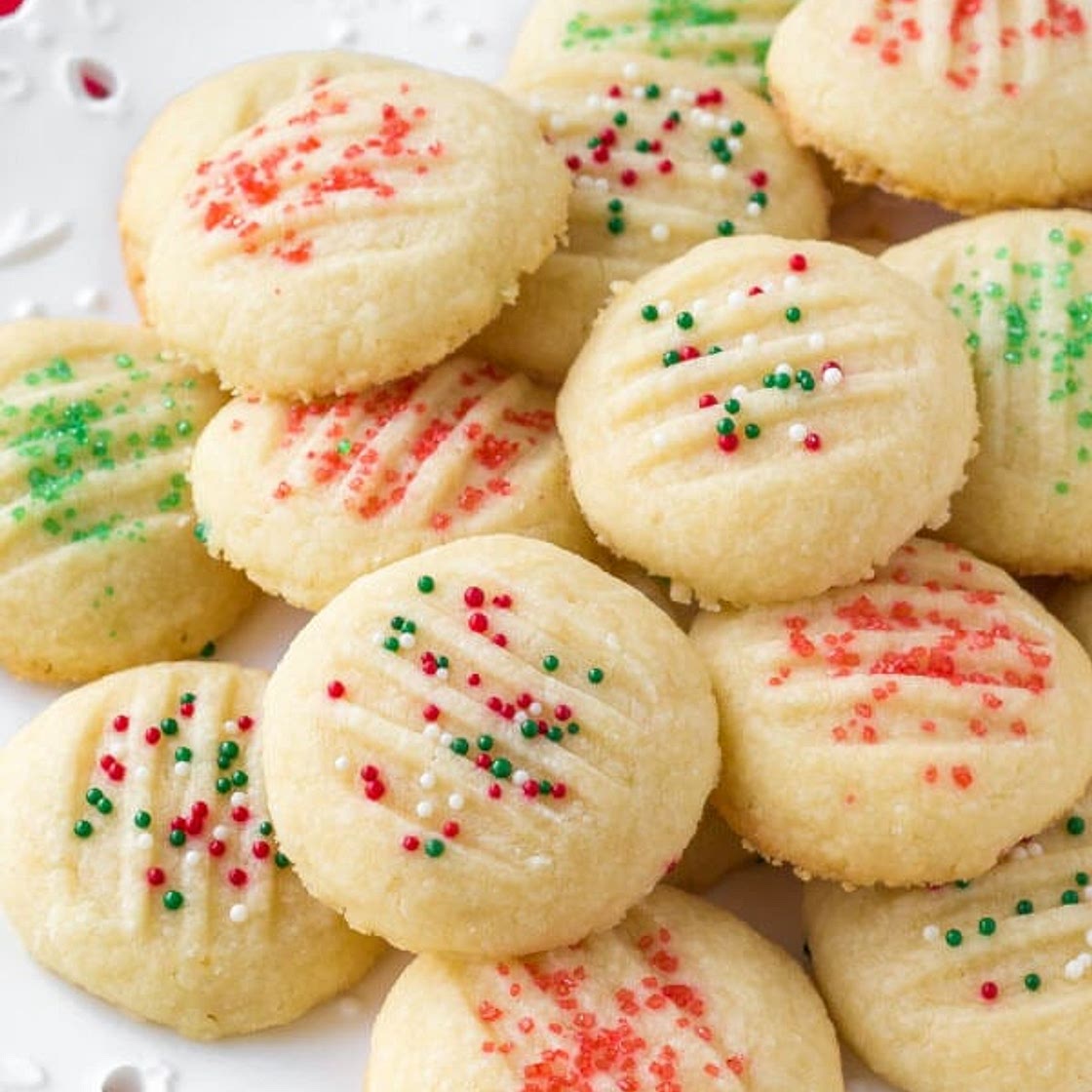 Whipped Shortbread Cookies