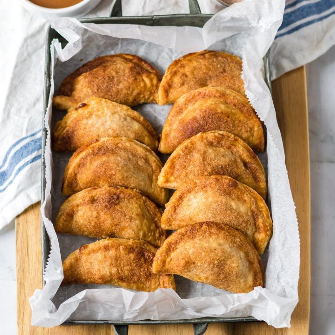 Copycat Taco Bell Caramel Apple Empanadas