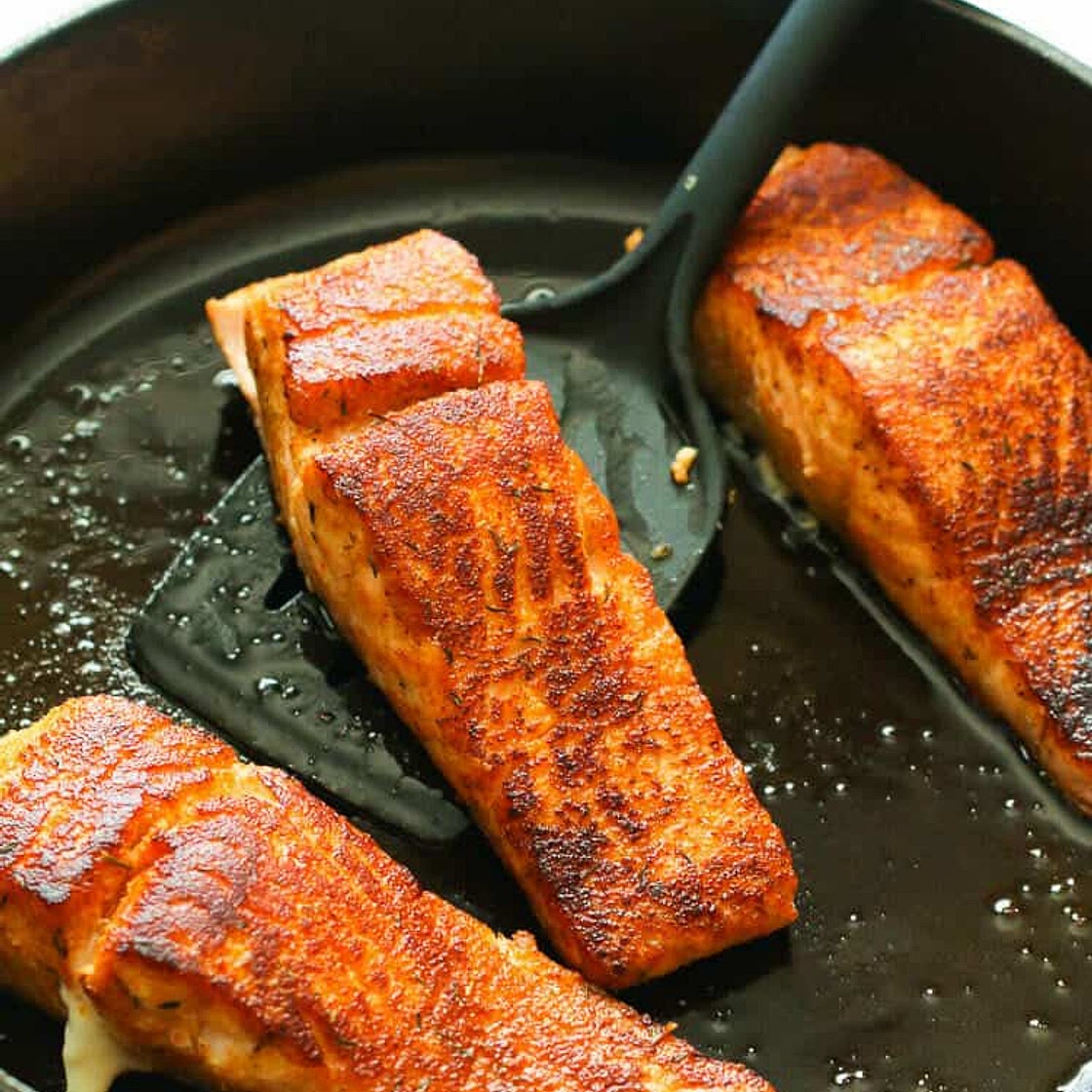 Pan Seared Salmon With Spice Rub Recipe