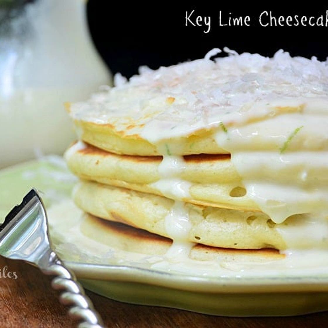 Key Lime Cheesecake Pancakes