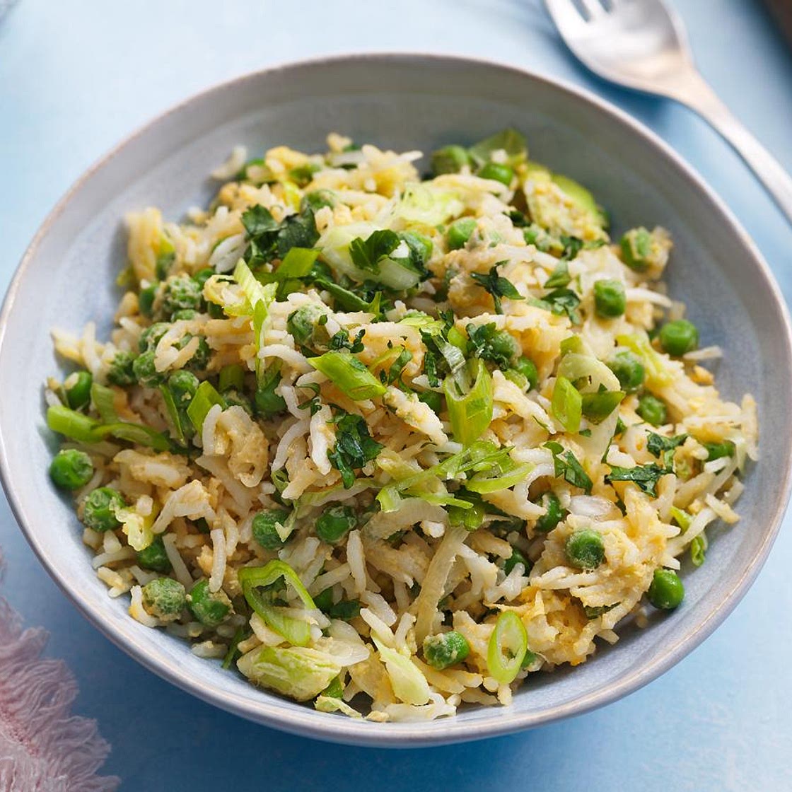 Microwave egg ‘fried’ rice