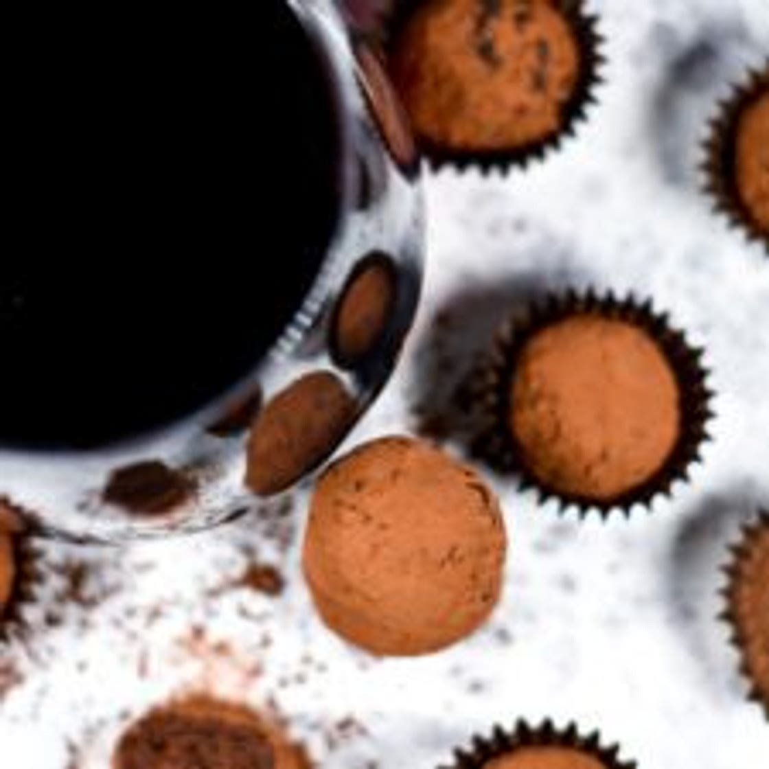 Easy Red Wine Truffles