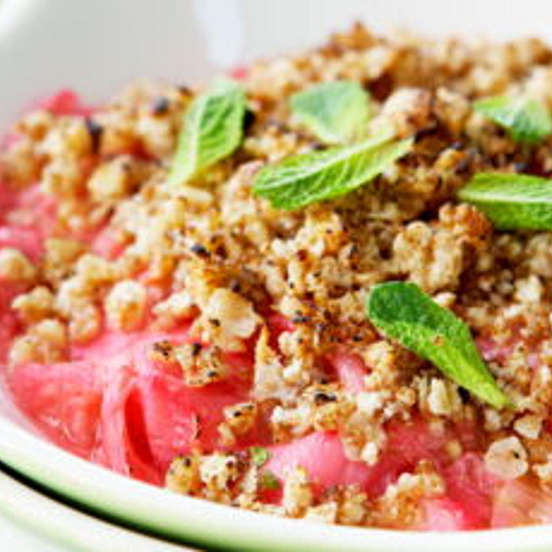 Crumble du jardin d'été