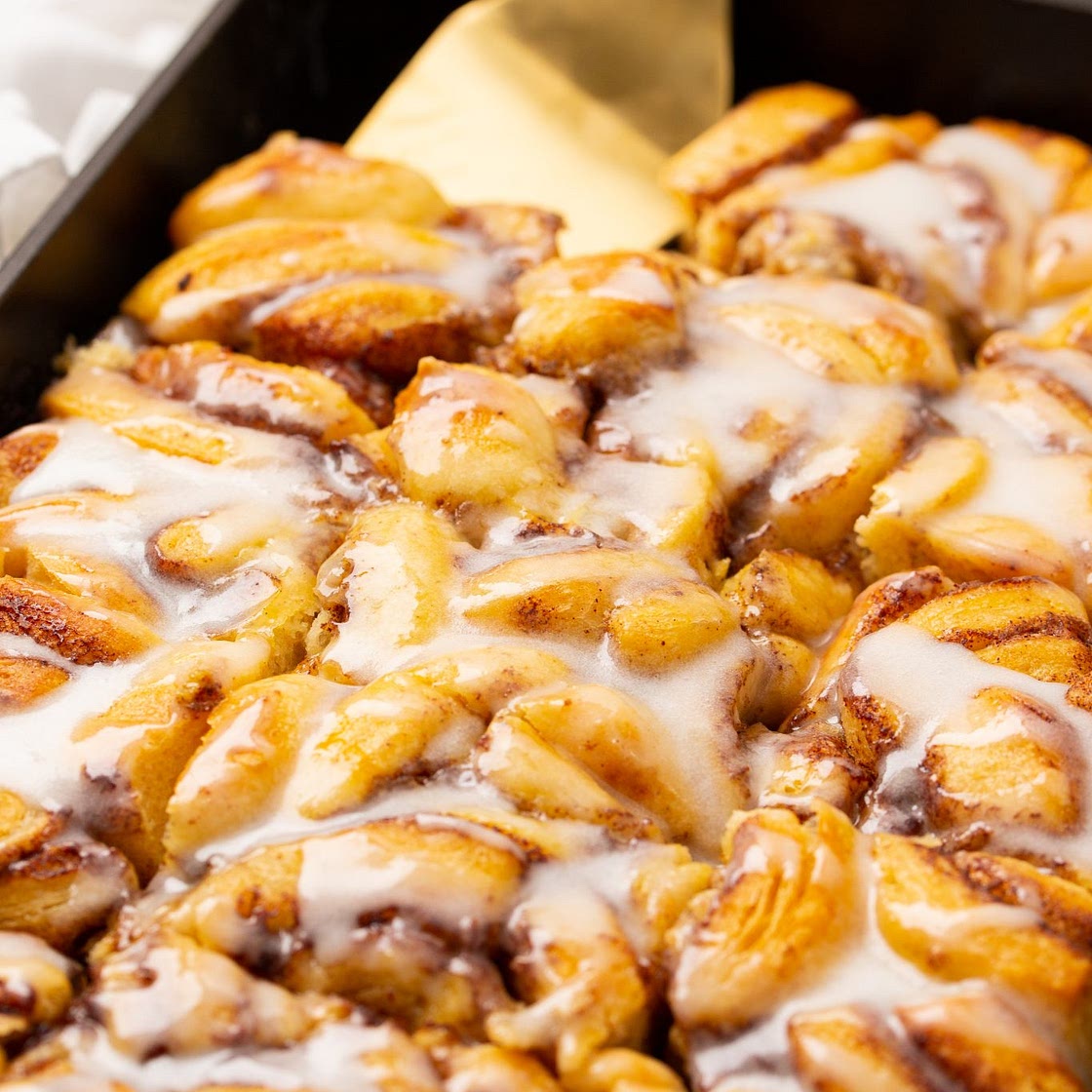Eggnog Cinnamon Roll Casserole