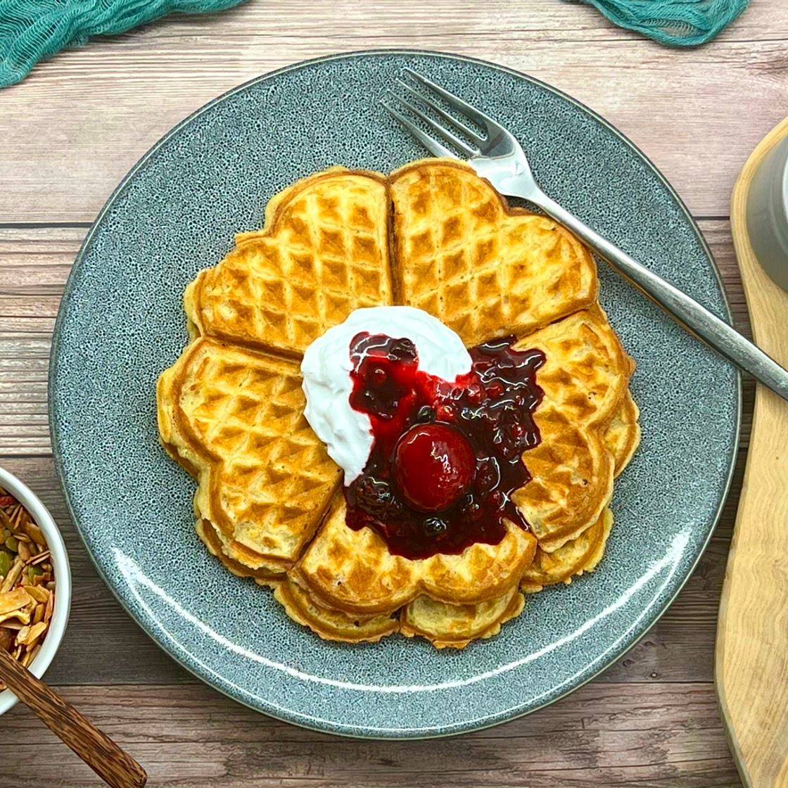 Vegan Norwegian Waffles - Vegan Vafler