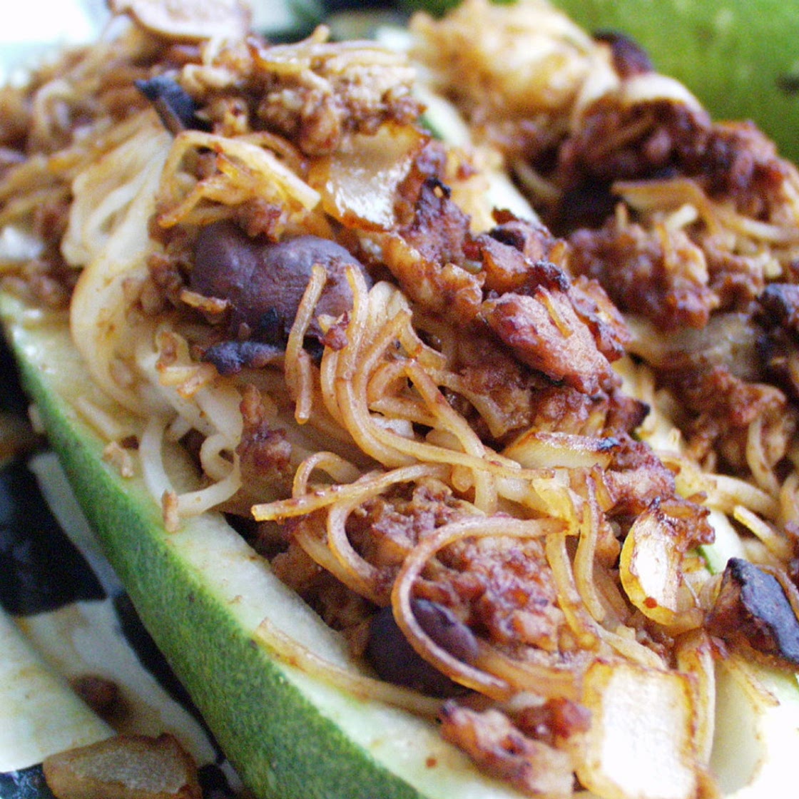 Stuffed Zucchini / Hairy Melon