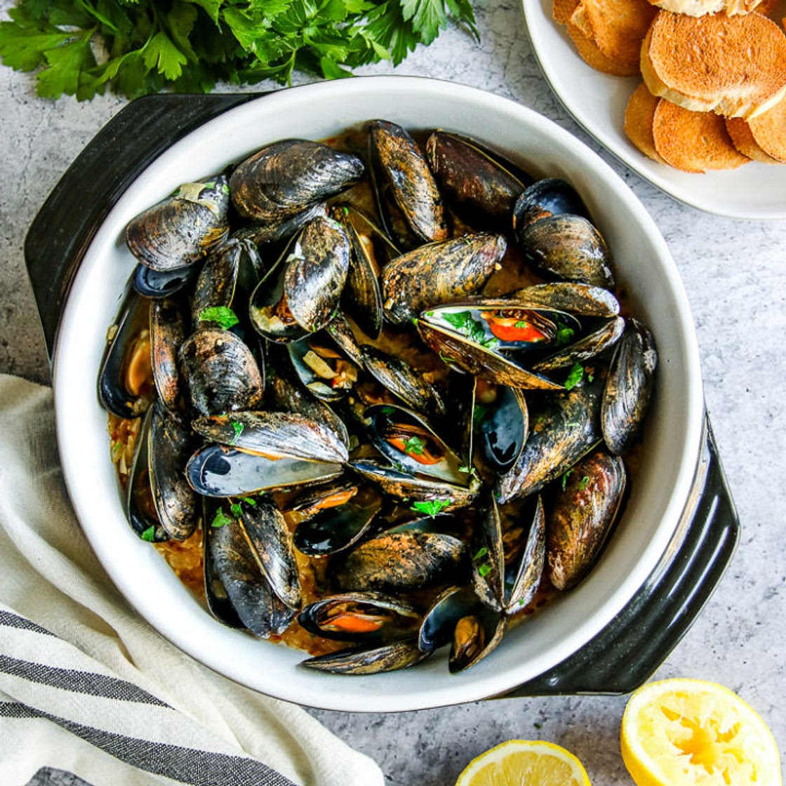 Garlic Butter Mussels