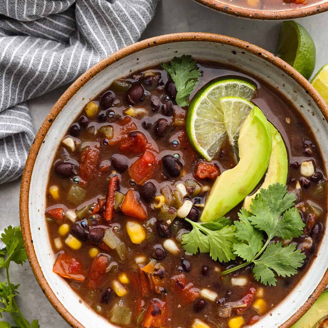 20 Minute Black Bean Soup