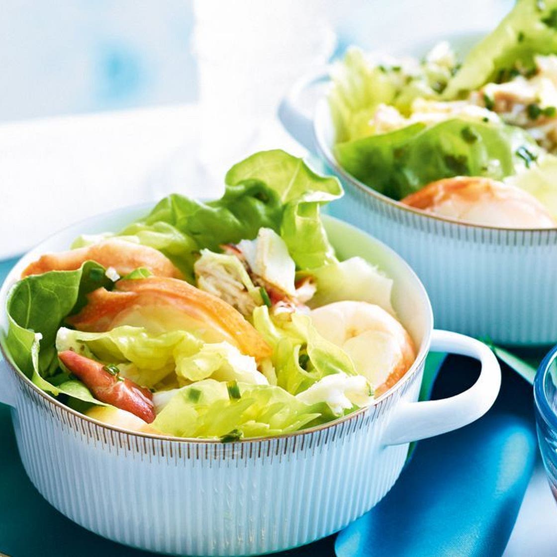 Lobster & crab salad with bloody mary dressing