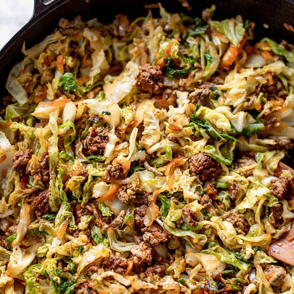 Beef Cabbage Stir Fry