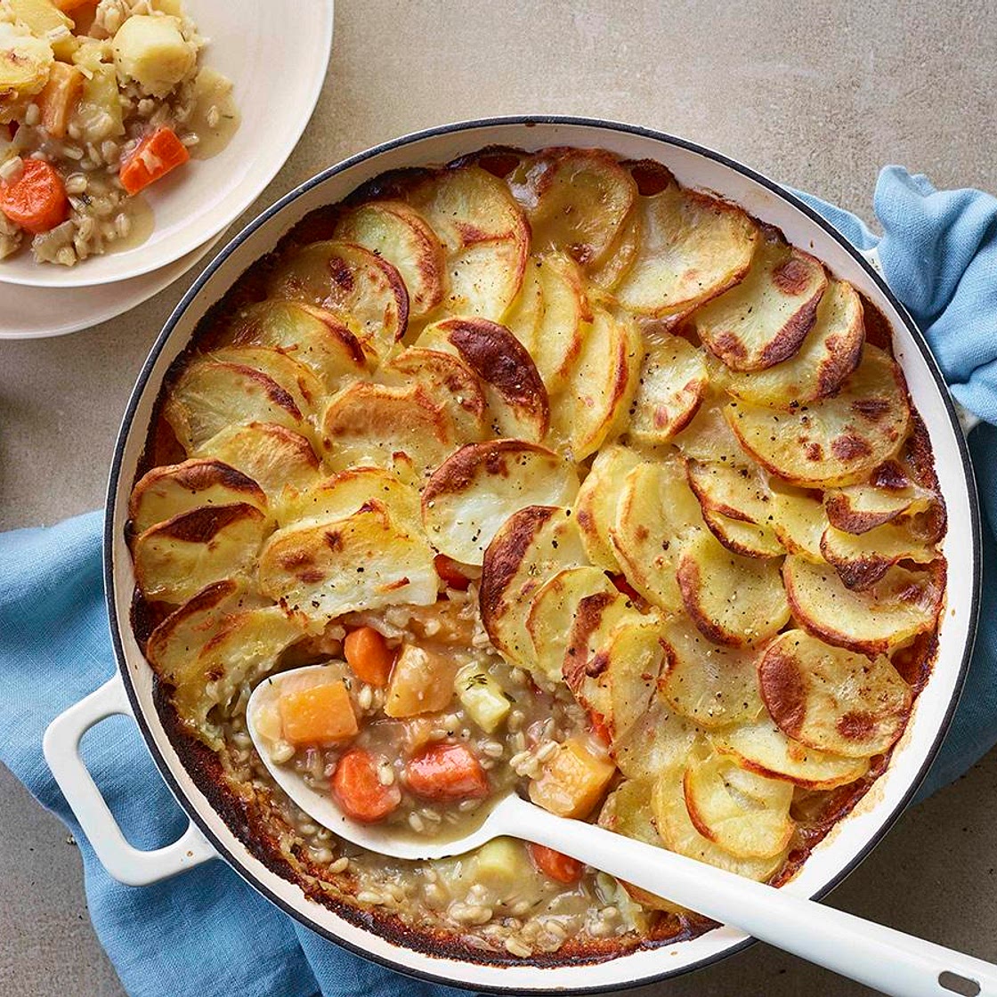 Vegetarian Lancashire hotpot