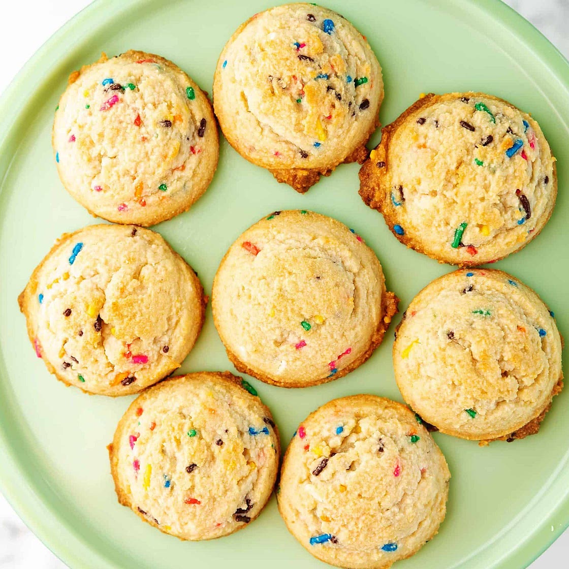 Keto Birthday Cookies - 2 net carbs!