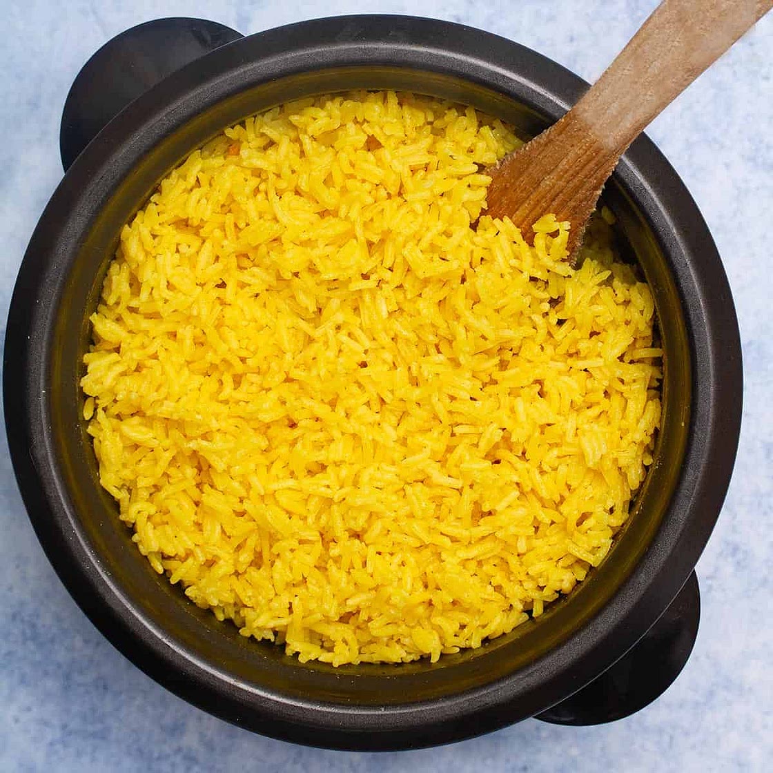 Turmeric Rice In Rice Cooker