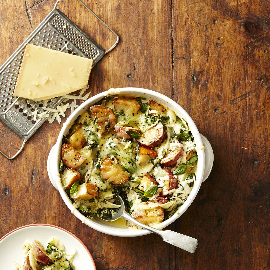 Spinach & Gruyère Potato Casserole