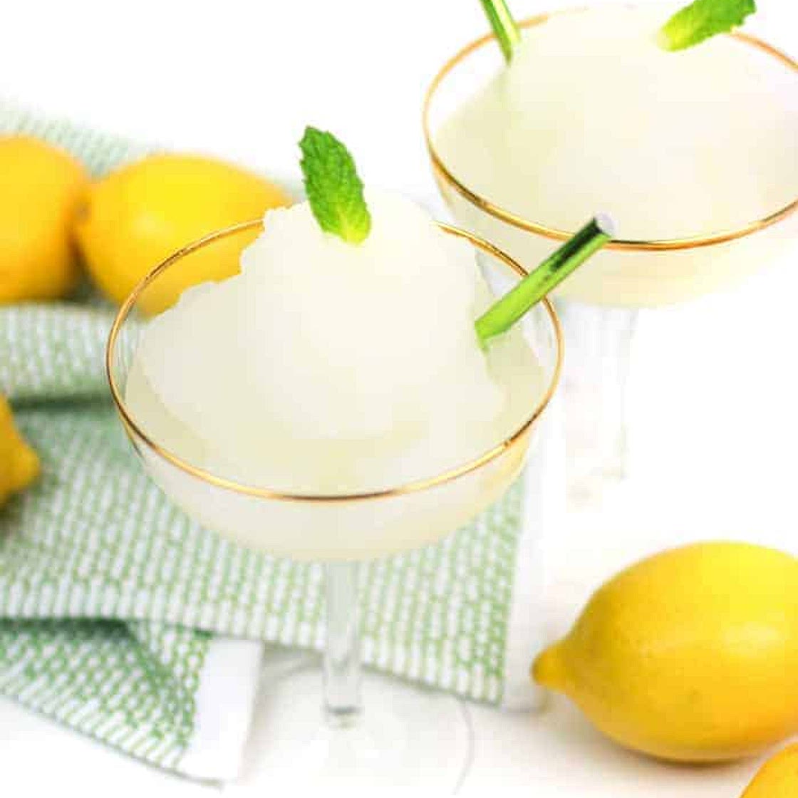 Frozen Lemon Daiquiris