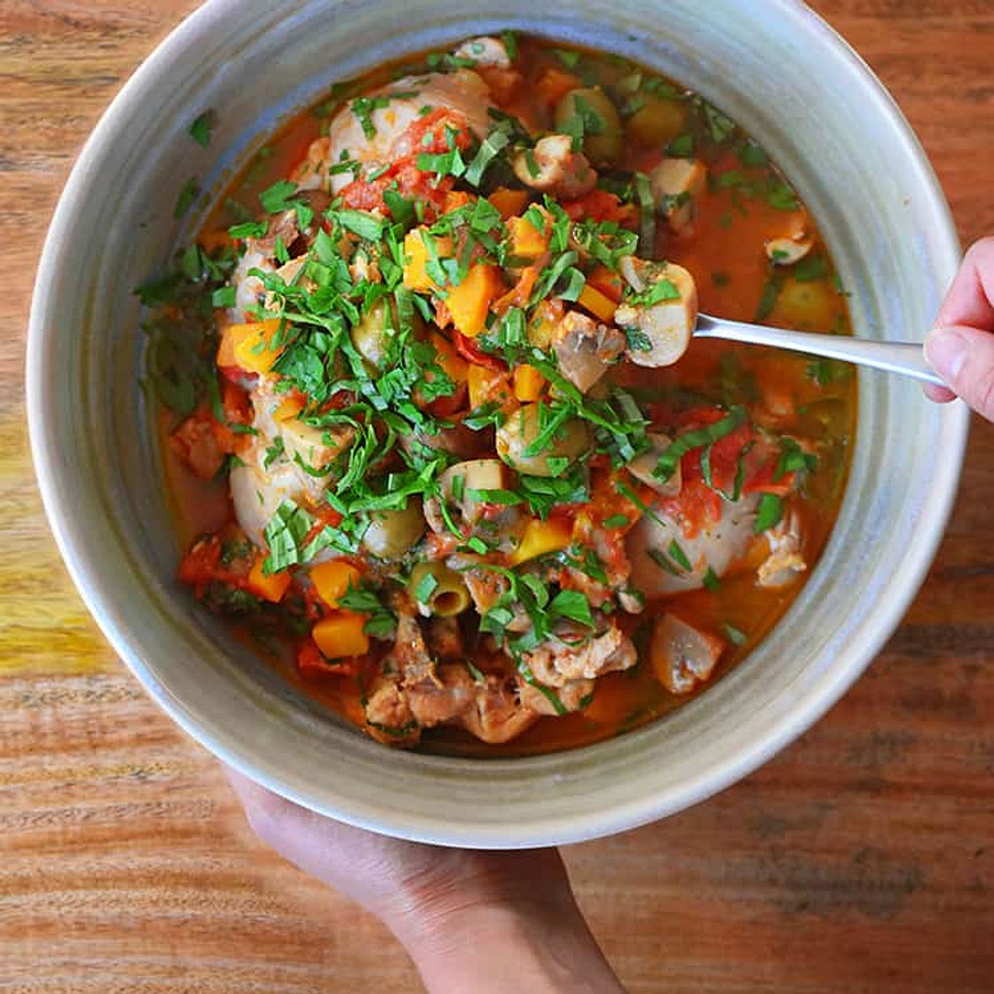 Instant Pot Summer Italian Chicken (Keto, Paleo, Whole30, Gluten Free)