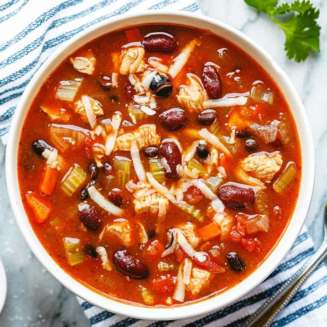 Instant Pot Chicken Chili Soup
