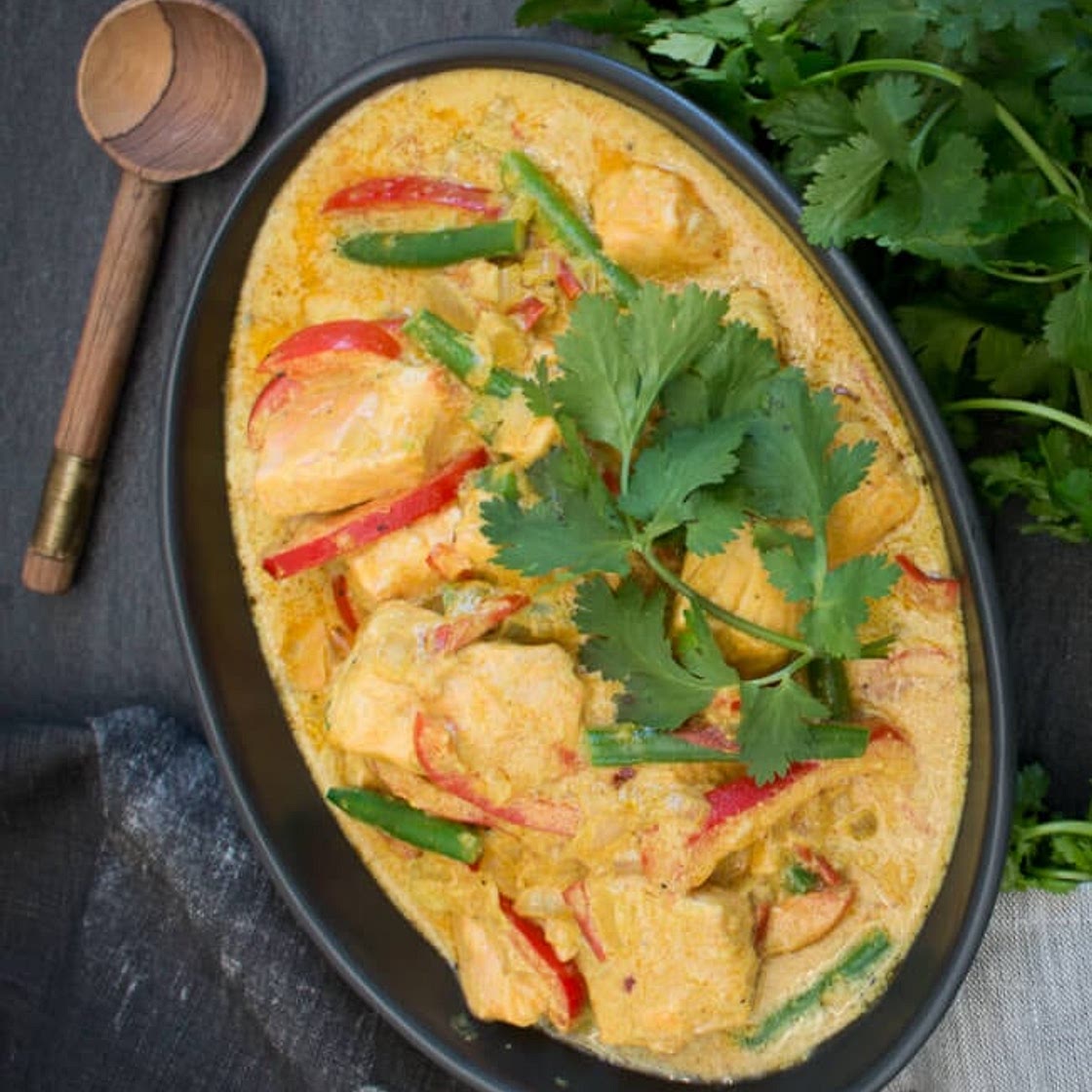Salmon and Vegetable Curry