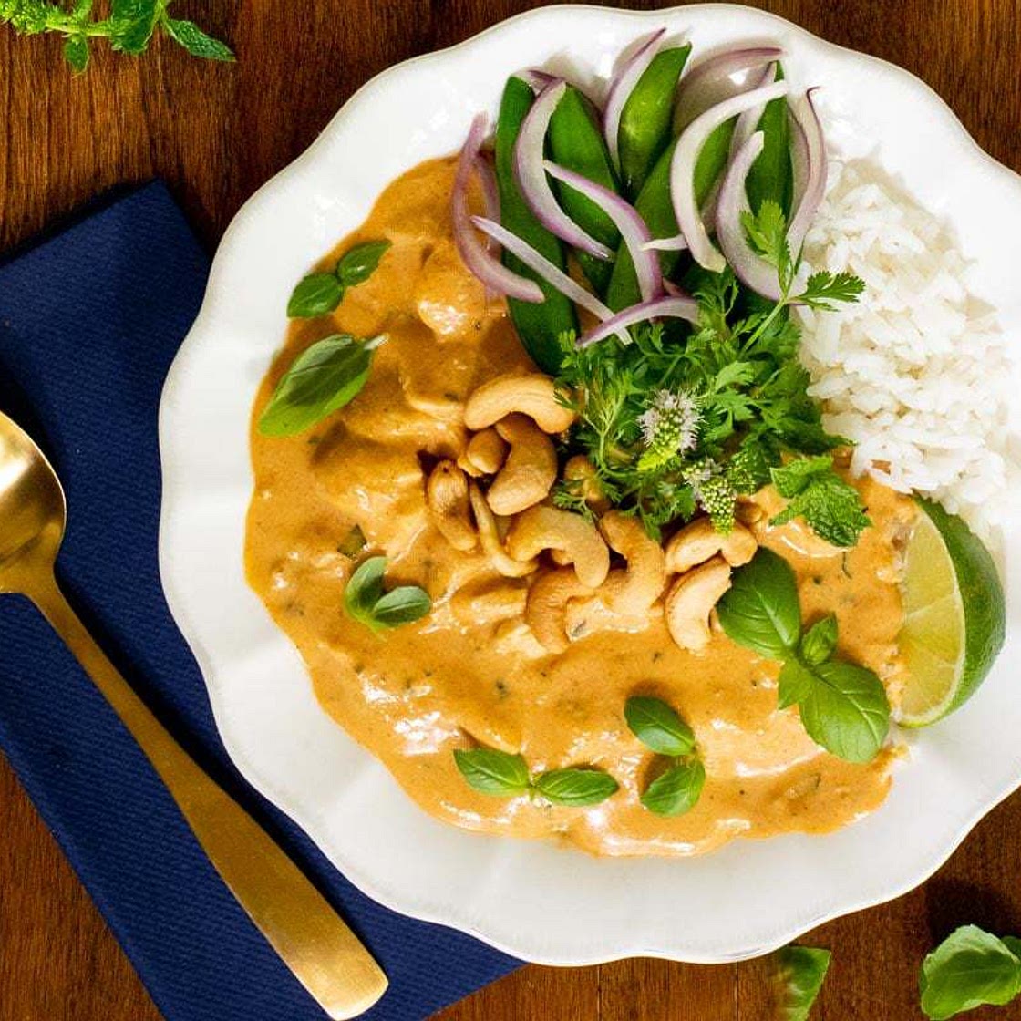 30-Minute Basil Coconut Chicken