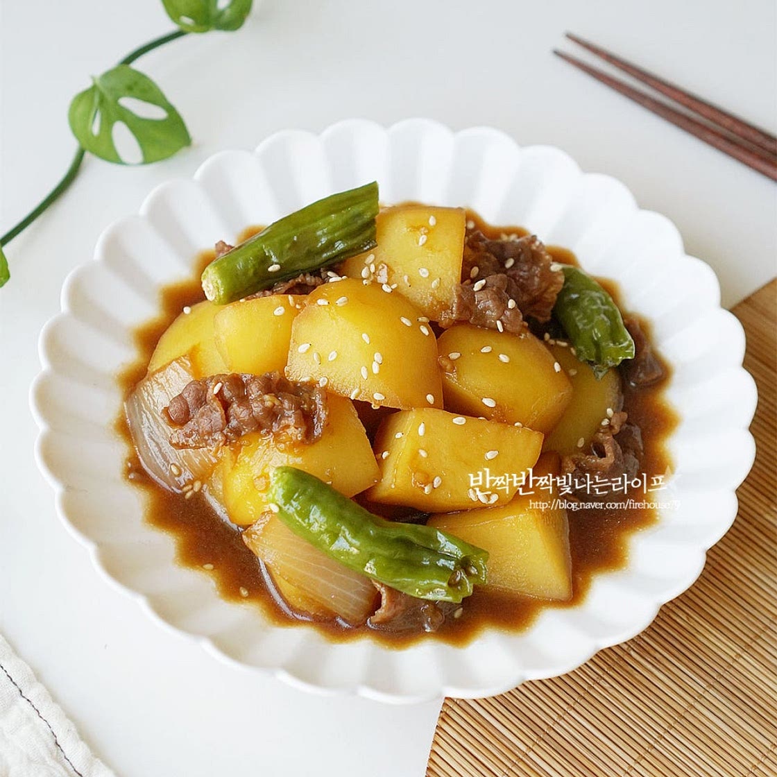 백종원 간장 감자조림 만드는 법 소고기 감자조림 레시피