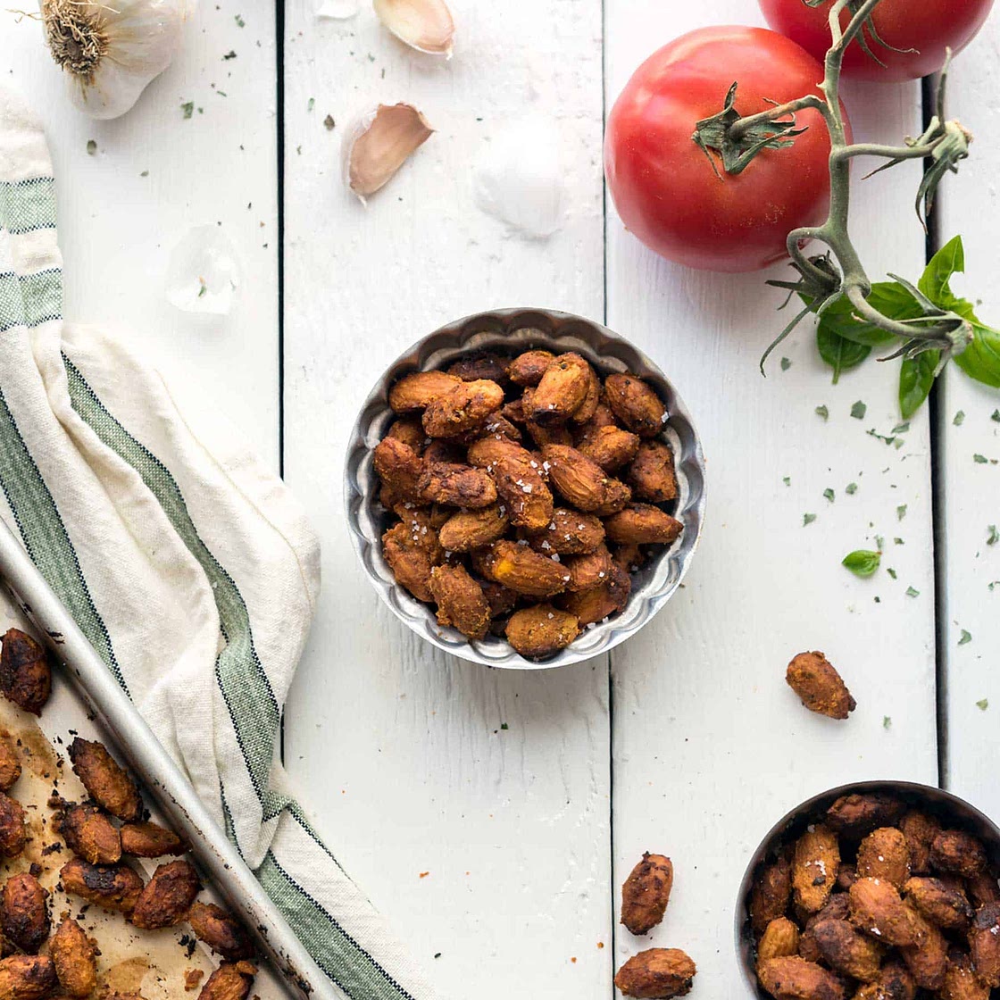 Pizza-Roasted Almonds