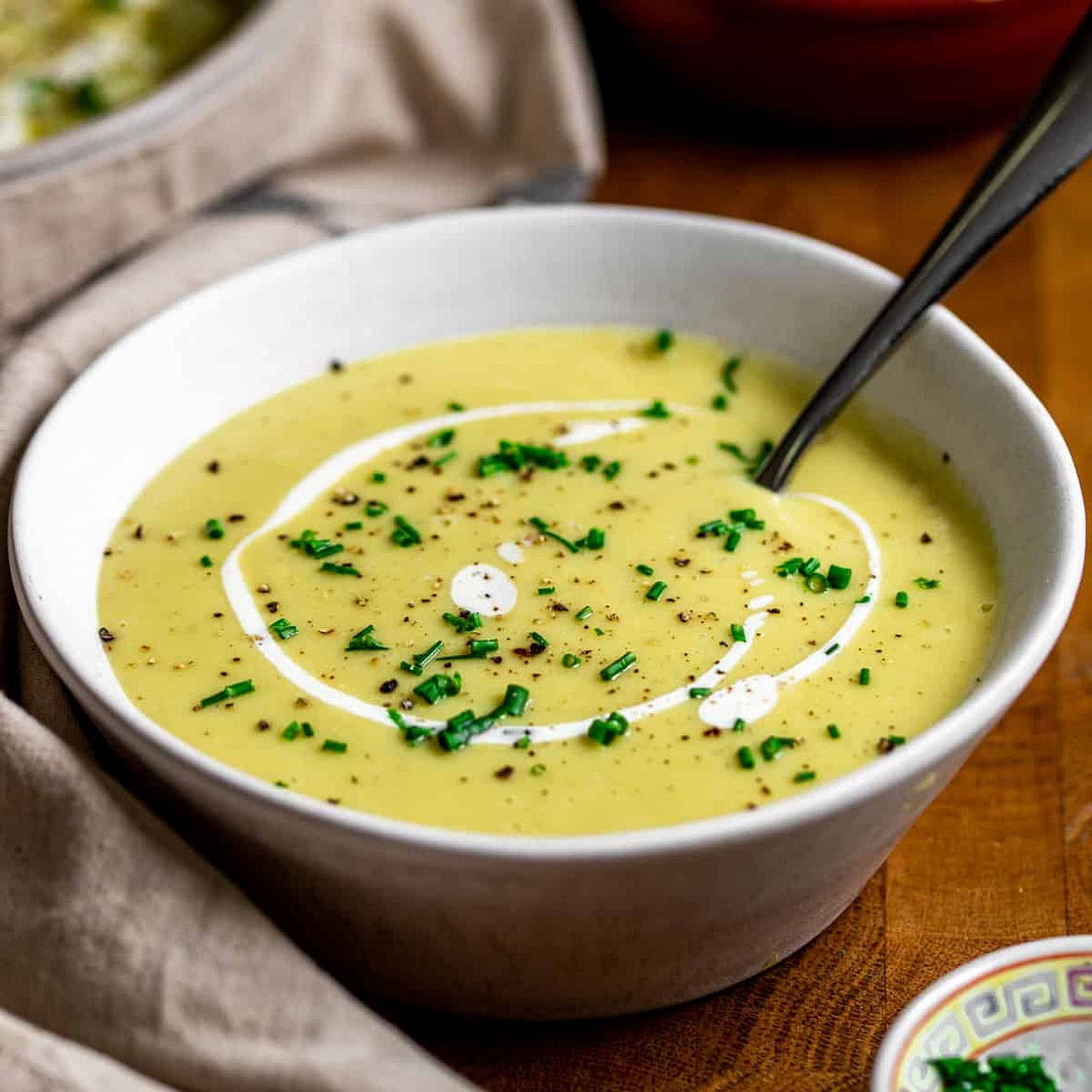Vegan Leek and Potato Soup