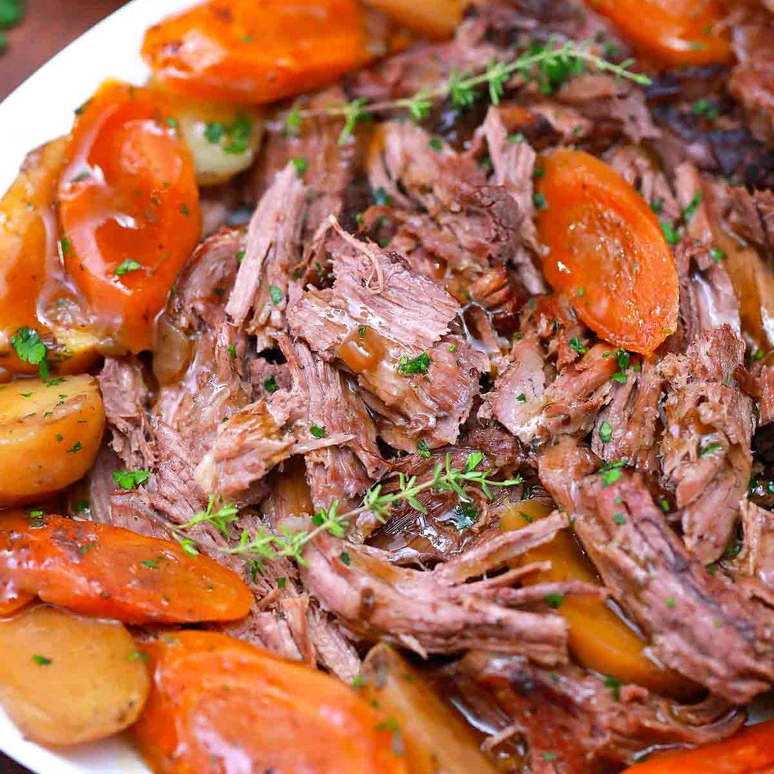 Slow Cooker Red Wine Pot Roast
