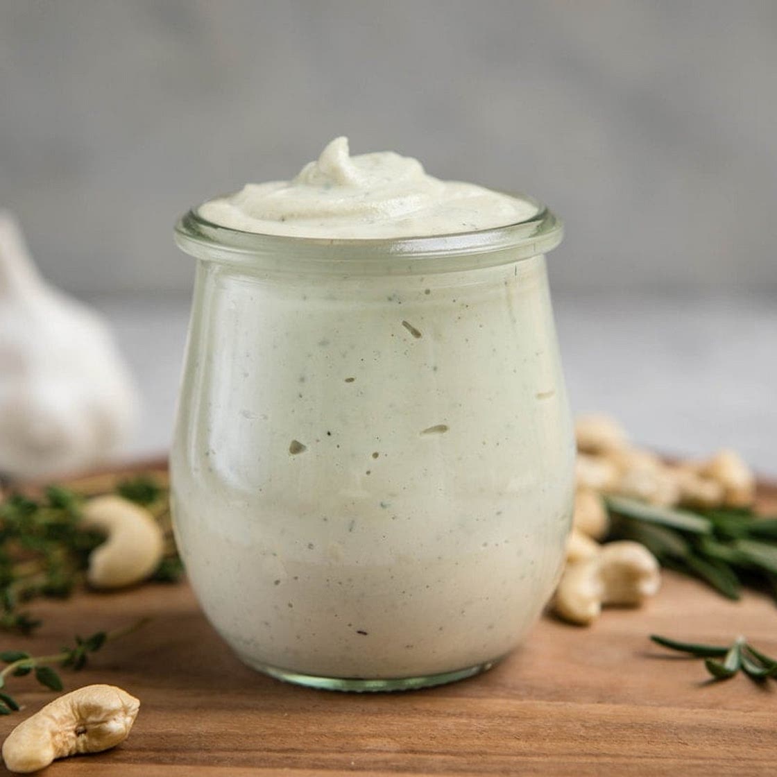 Rosemary Garlic Cashew Cream