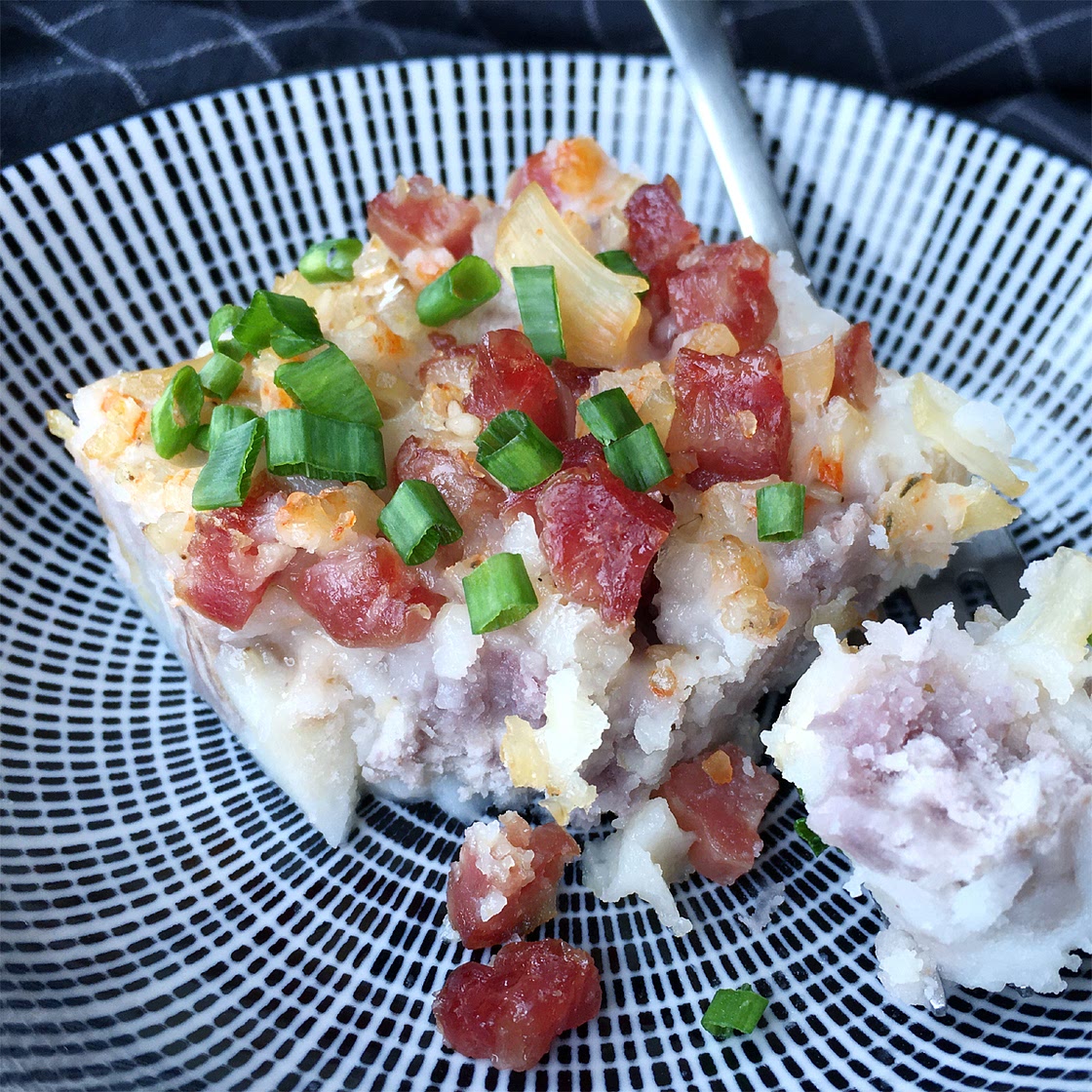 Chinese Taro Cake (Woo Tau Goh)