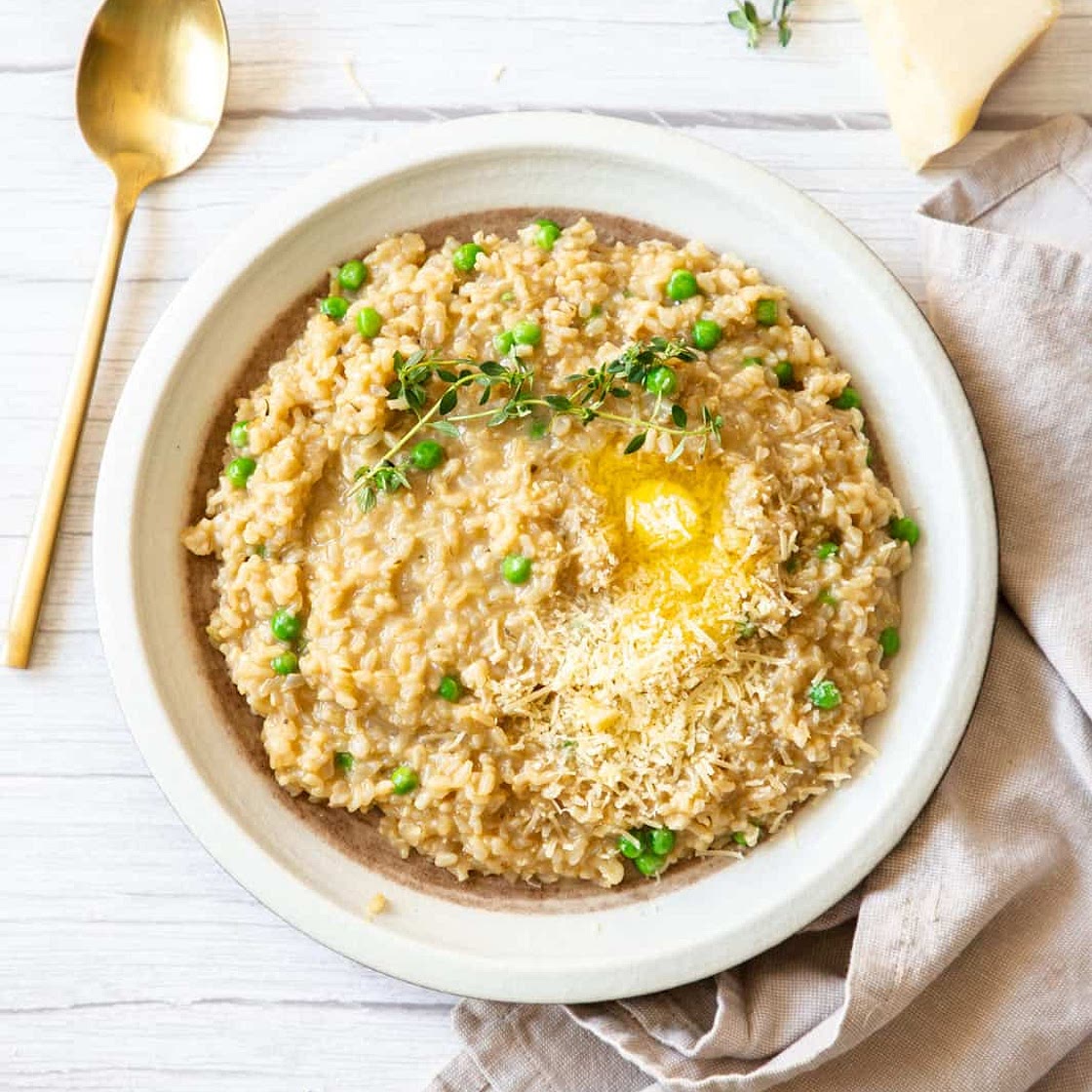 Instant Pot Brown Rice Risotto