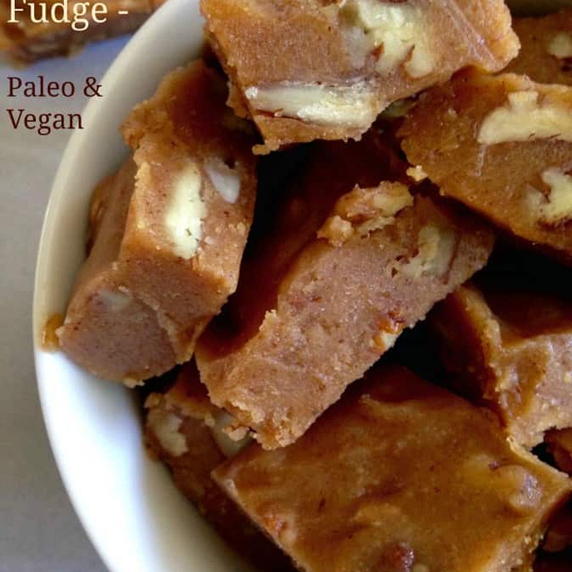 Vanilla Maple Nut Fudge {Paleo & Vegan}