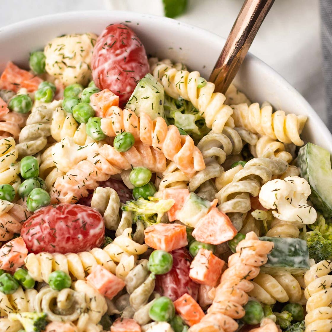 Vegan Ranch Pasta Salad