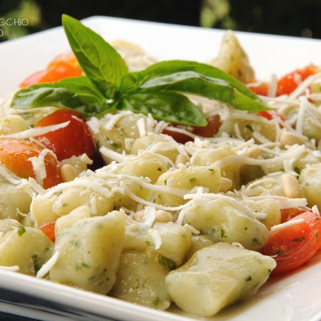 Gnocchi al basilico