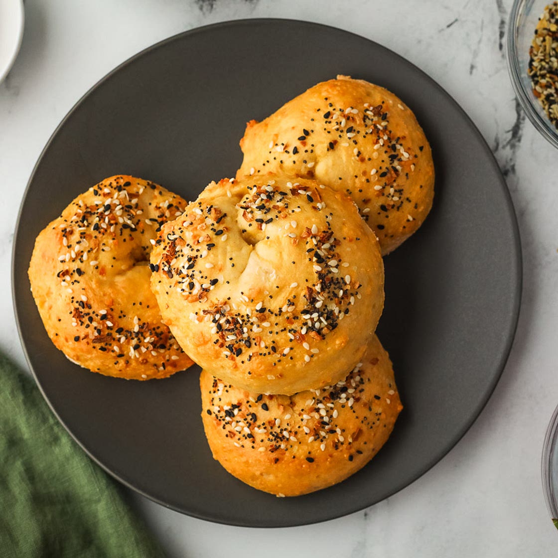 Cottage Cheese Bagels