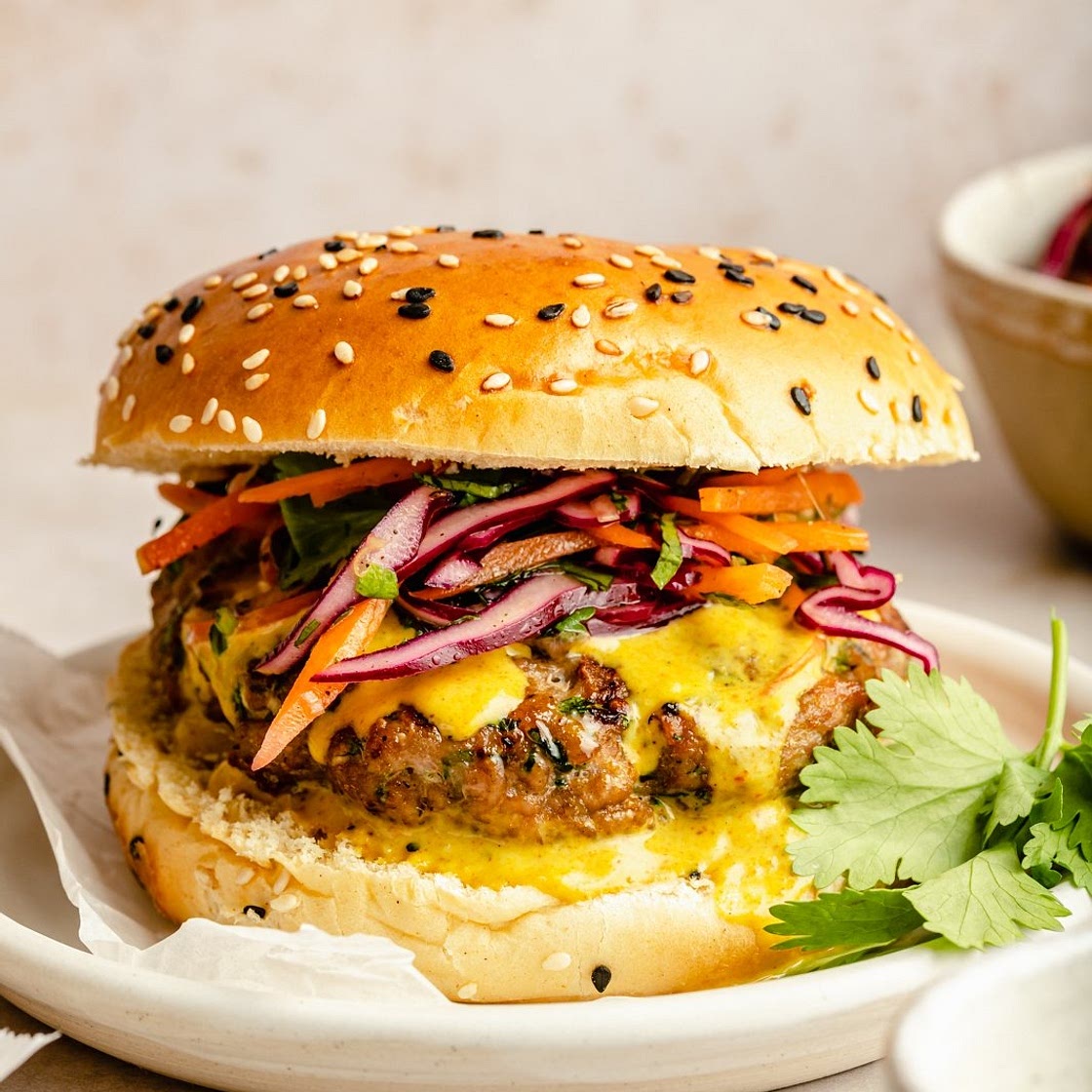 Jalapeño Curry Turkey Burgers