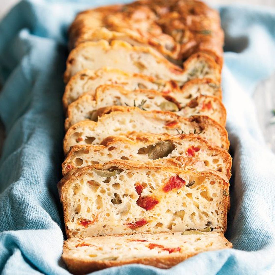 Gluten-free olive bread