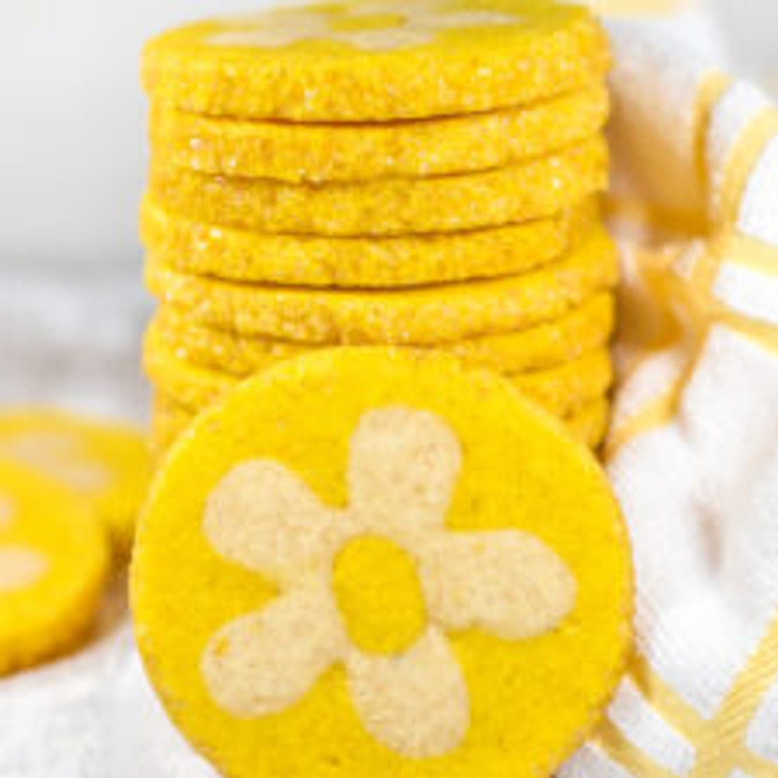 Lemon Daisy Slice and Bake Cookies