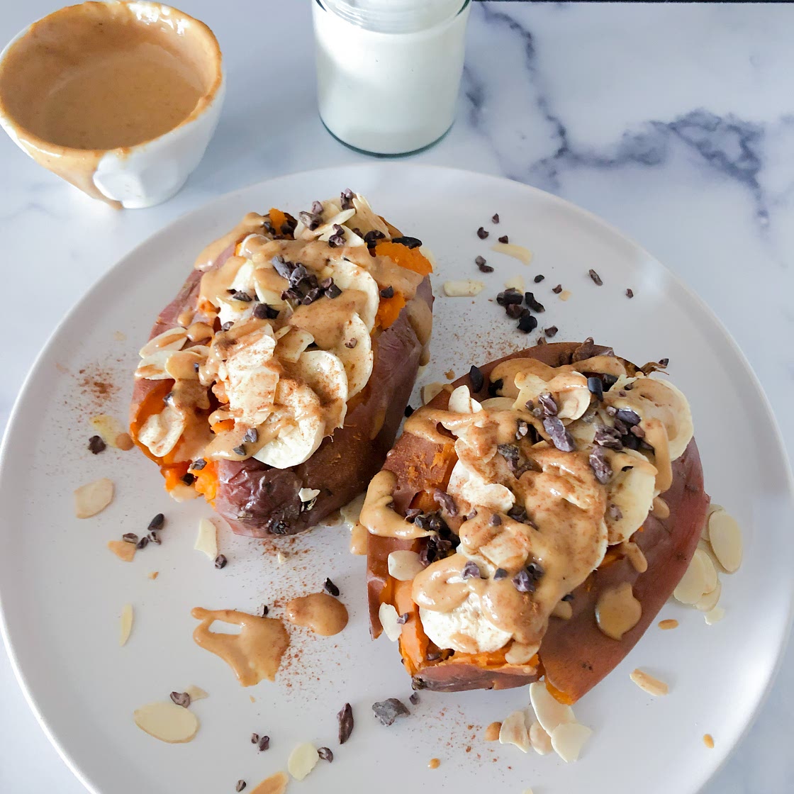 Baked Breakfast Sweet Potatoes