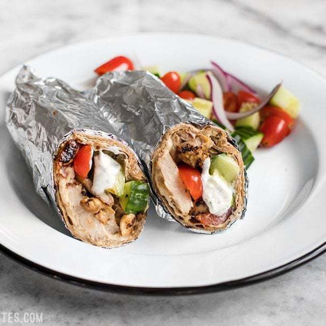 Greek Chicken Wraps