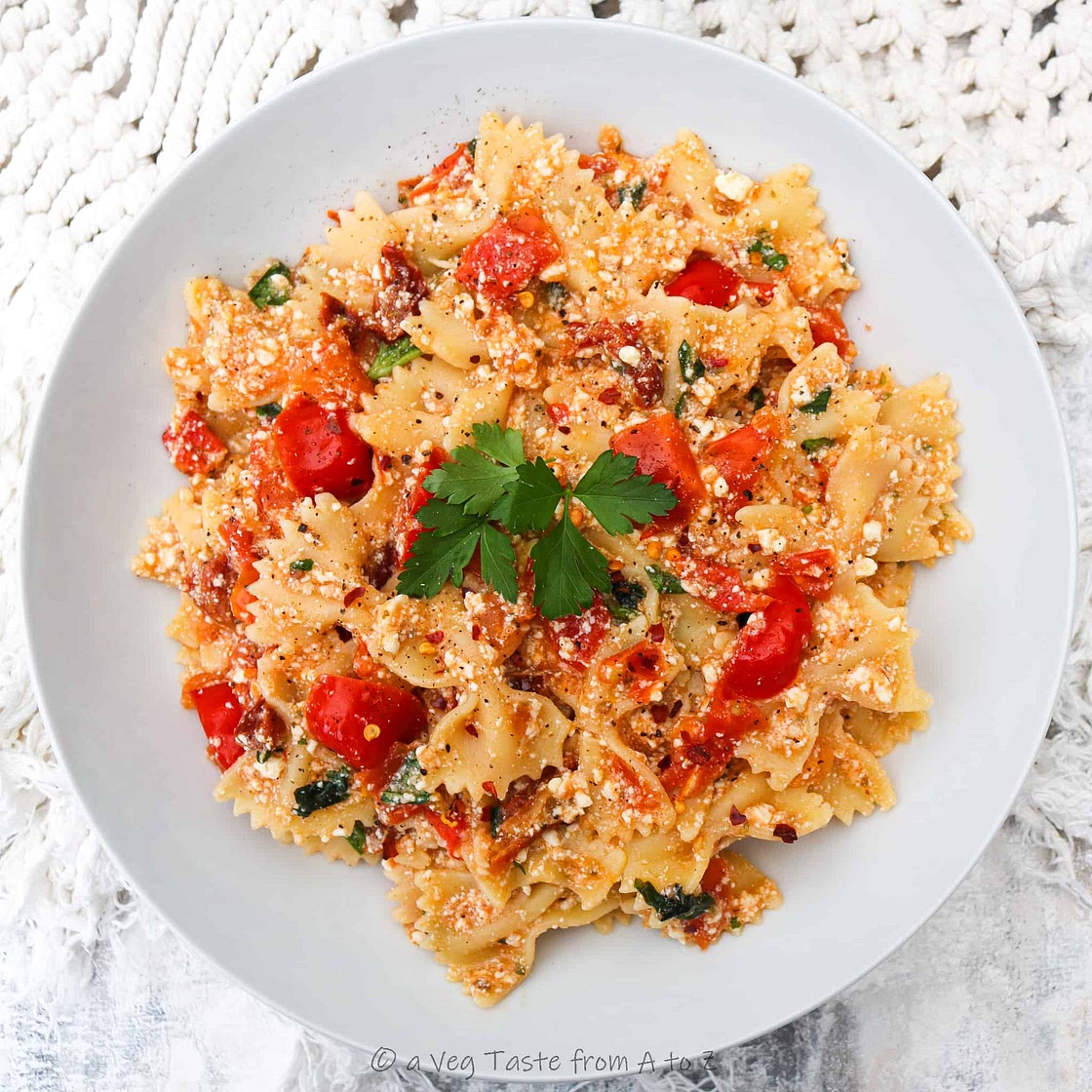 Tofu and Tomato Pasta