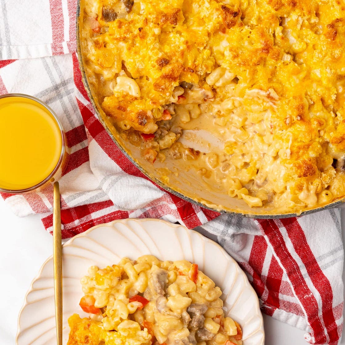 Breakfast Mac And Cheese