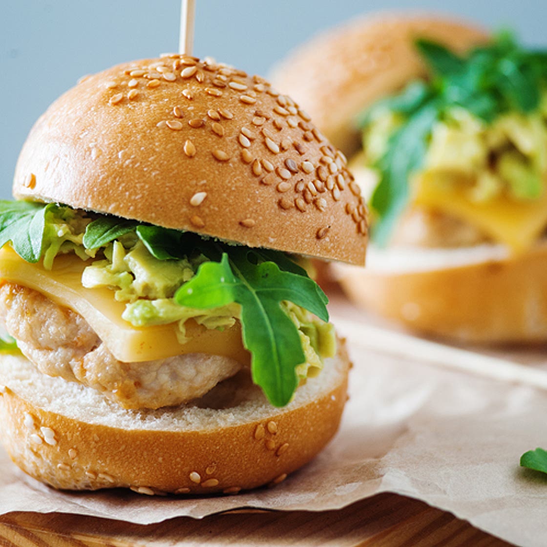 Turkey Burger with Avocado Relish
